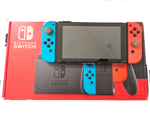 Nintendo Switch 32gb Standard Color Rojo, Azul Neón Y Negro