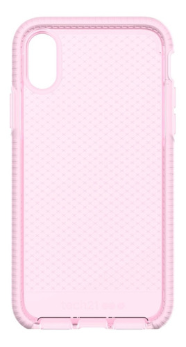 Tech21 Carcasa Funda Evo Check Para iPhone X Rosado