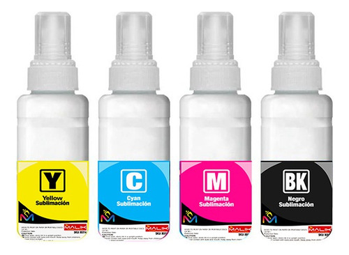 Pack 4 Tintas Sublimacion Para Epson Ecotank T544 L110 L120