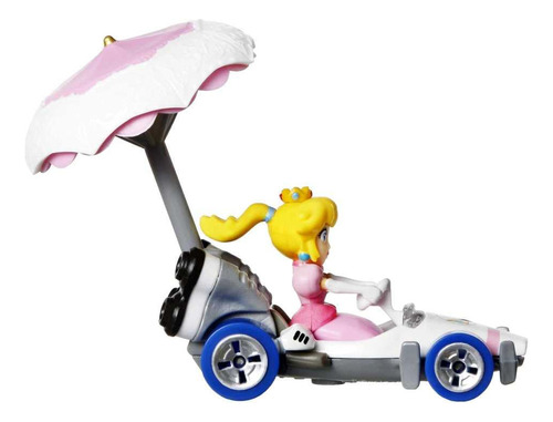 Juguete Hot Wheels De Mario Kart Princess Peach Fundido A Pr