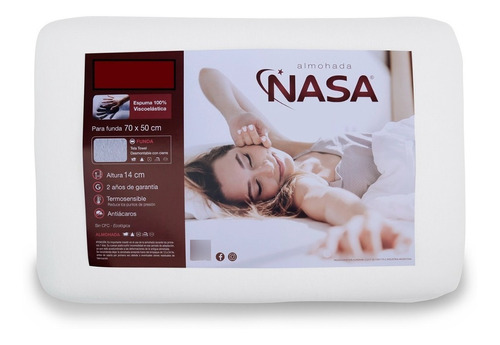 Combo 2 Almohadas Inteligentes Super Visco 70 X 50 Premium