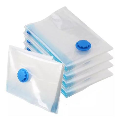 Imagem 5 de 9 de Saco Vácuo Protetor Organizador 100cm X 70cm - 5peças