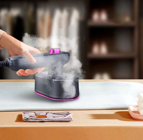 Plancha A Vapor Vertical De Mano Para Ropa Mini