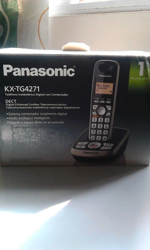 Telefono Inalambrico Panasonic Kx-tg4271 Nuevo Color Negro