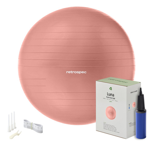 Retrospec Luna - Pelota De Ejercicio De 55, 65 O 29.5 In Pa.