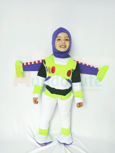 Imagen 5 de 5 de Disfraz Buzz Lightyear Niño Toy Story Boss Lightyear Premium