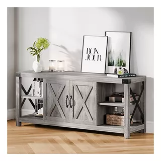 Amyove 59 Inch Tv Stand For Tv Up To 50 60 65 Inches, Farmh.