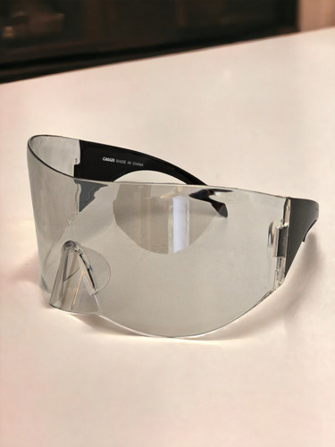 Lentes De Seguridad Careta Ojos Nariz Grandes In/out Cw1228 Transparente