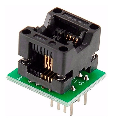 Imagen 2 de 10 de Programador Usb Ch341a + Adapt. Soic8 200mi + Cable + Pinza