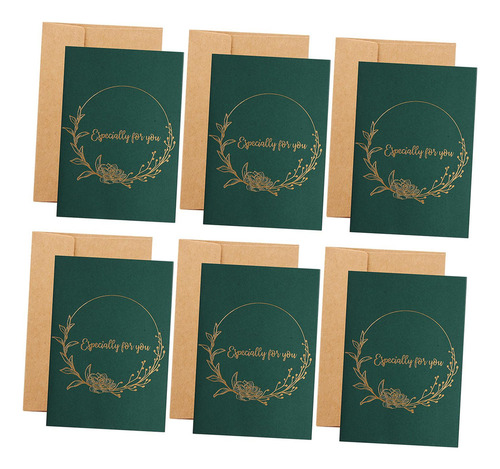 Nuevo 6 Tarjetas De Felicitación Especialmente For Usted