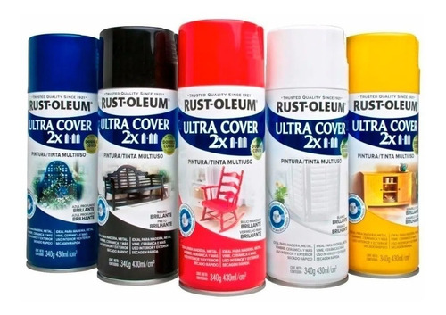 Pintura En Aerosol Rust Oleum Sintetico Ultra Cover Colores