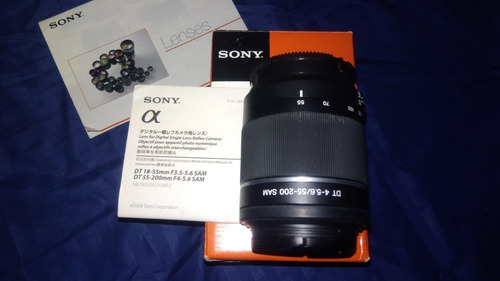 Lente Sony 55-200mm / 4-5.6 Dt Sam Sal-552002