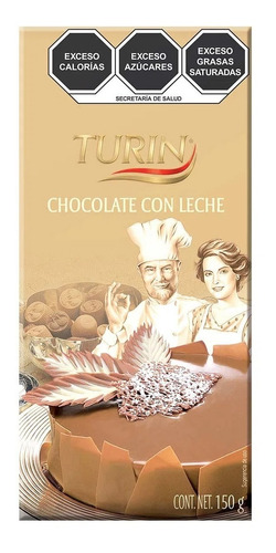 Barra Turin Tablilla Claro Leche 100g Alta Repostería