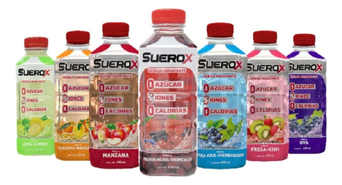 Suerox Sabores Surtidos Sin Azucar 63ml. 10 Pack