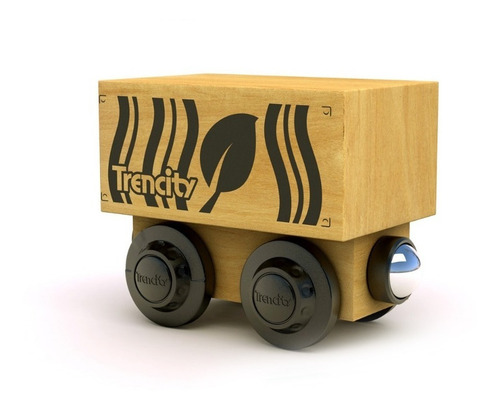 Imagen 1 de 8 de Trencity Vagón Container - Col. Greenpolice - Tienda Oficial