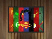 Comprar Quadro Decorativo Cinema Tv Nerd Cômico Geek Super Herois