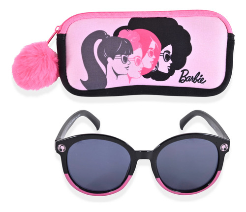 Gafas De Sol Barbie Y Estuche Rigido Niña