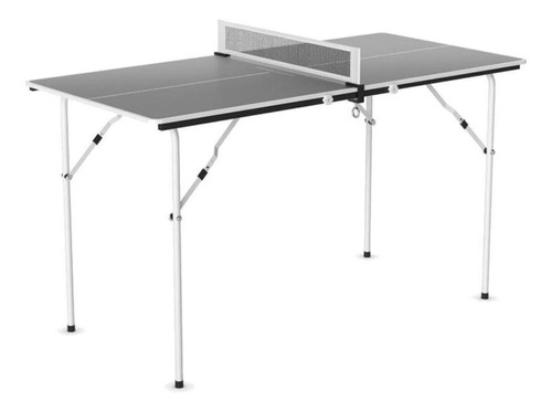 Mini mesa de ping pong Pongori PPT 130 Small Free fabricada en aglomerado color gris