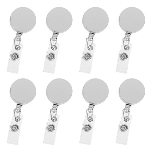 Insignia De Plástico Retráctil Con Clip Para Tarjetas De Ide