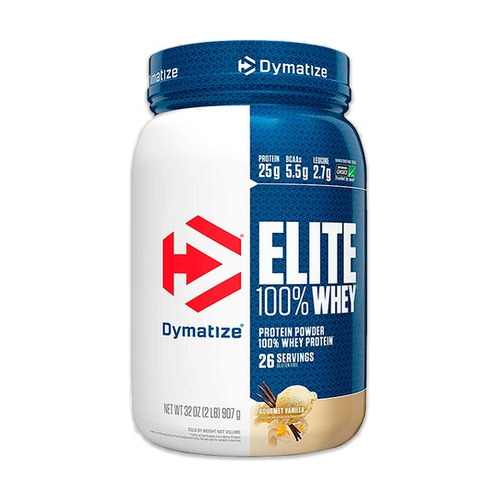 Elite 100% Whey Dymatize 2lb Sabor Vainilla