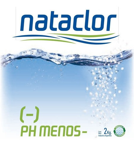 Imagen 2 de 5 de Regulador Para Pileta De Ph Menos 2 Kg Nataclor Rinde +