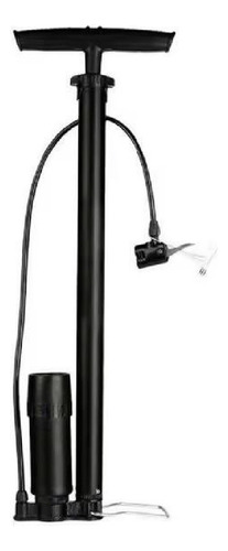 Inflador De Pie Manometro 2 Valvulas Bici Moto Pelota Picos