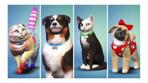 The Sims 4: Plus Cats & Dogs Bundle 4 Standard Ed Ps4 Físico