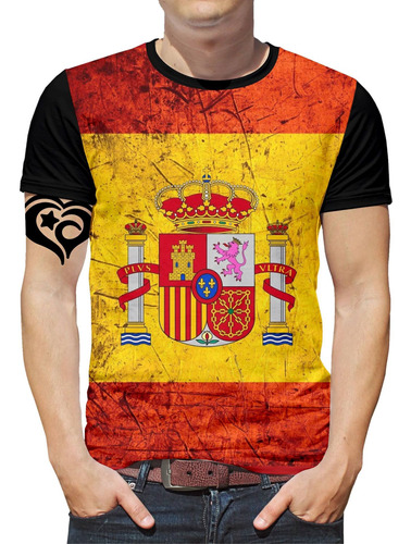 Camiseta Da Espanha Masculina Madrid Barcelona Blusa
