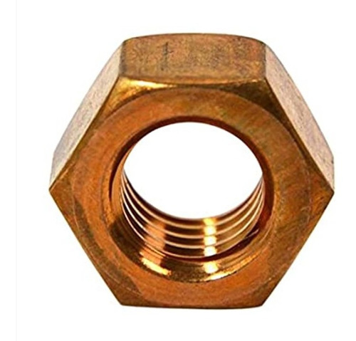 Tuerca Hex Bronce Nc 1/4 -20 1500 Pzs *