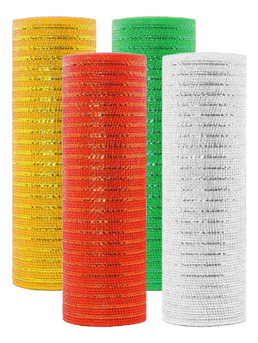 A 4 Rollos De Cinta De Malla 26cm 10yd, Polivinílica Cinta