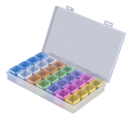 3 Contenedor Organizador De 2x28 Compartimentos, 3 Piezas