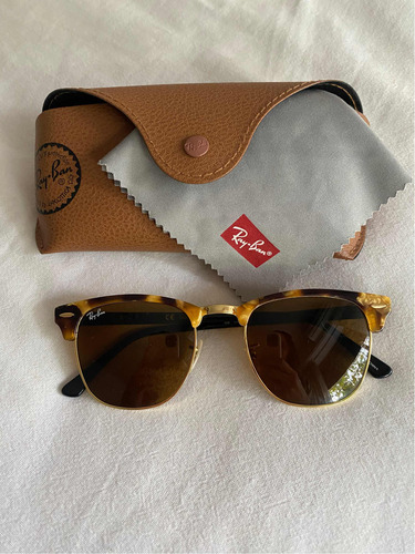 Anteojos Rayban Clubmaster 3016 1160 Carey. Como Nuevos!