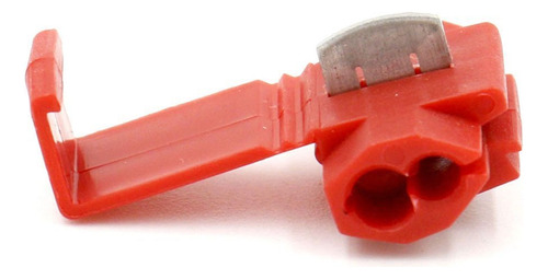100pçs Conector Derivação Emenda Fios Vermelho 0,5 - 1,5mm