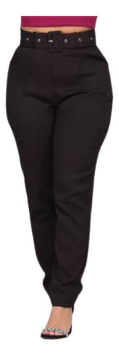 Calça Social Com Cinto Esporte Fino Feminina Barato