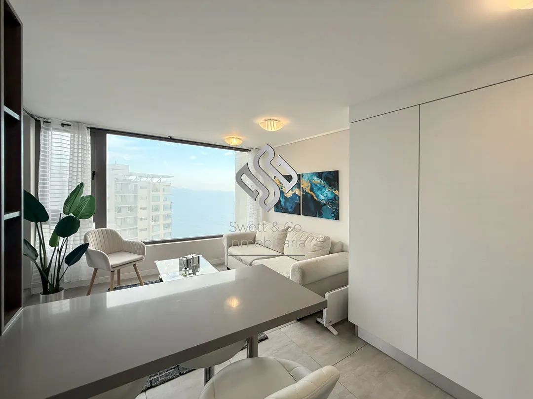 Imagen 5 de 21 de Departamento 2d/2b Con Terraza Y Vista Al Mar Reñaca Norte