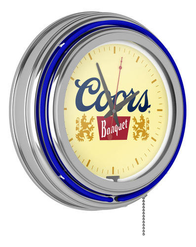Coors Banquet - Reloj De Pared Neón (14.0 In)