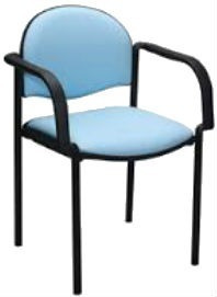 Imagen 2 de 5 de Sillon Fly Con Brazos Oficina Espera Consultorios Kromo-s