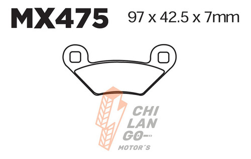 Balatas Del. Der. Polaris Sportsman 570 Sp Trail 21-22