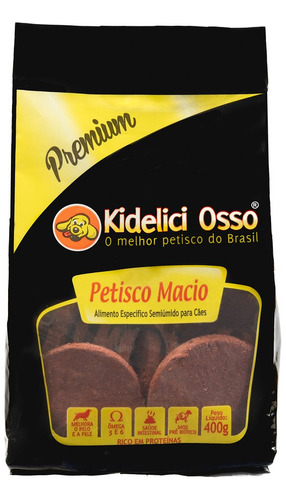Hamburguinho  - Kidelici Osso - Sabor Carne - 400g