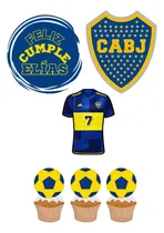 Comprar Cake Topper Pincho Personalizado Adorno Torta Futbol  Boca