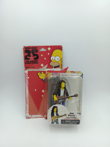 Los Simpsons Joe Perry Aerosmith Series 4 Neca 2015 Trujillo (Usado)
