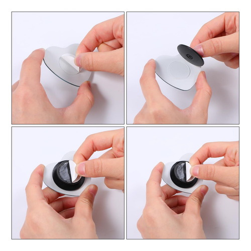 4 Pcs Espejo De Punto Ciego Del Corazón, Ángulo Ajustable De