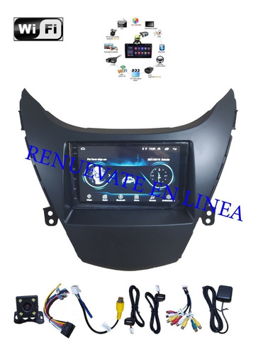 Radio Android 7 Pulgadas Mas Bisel Hyundi Elantra 2012 A2014