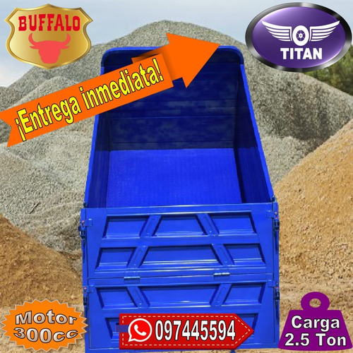Triciclo Volcadora Granelera Titan Buffalo 0 Km