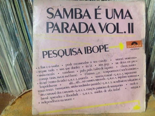 Os Caretas - Samba E Uma Parada Vol 2. Lp Brasil 1972 Vg+