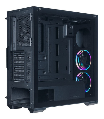 Gabinete para jogadores temperado Cooler Master K501l Argb Atx de 360 mm