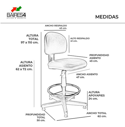 Imagen 4 de 4 de Silla Cajera Tyson