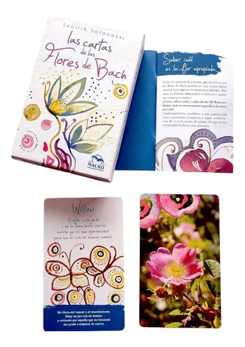 Oráculo Flores De Bach 38 Cartas Librito Macro - Lucilla Sat