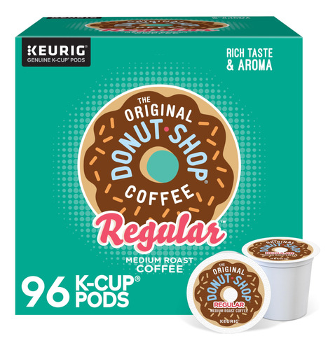 The Original Donut Shop Regular K-cups Para Cafetera Keurig.