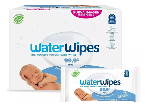 Toallas Húmedas Water Wipes Cajas 12 Unidades